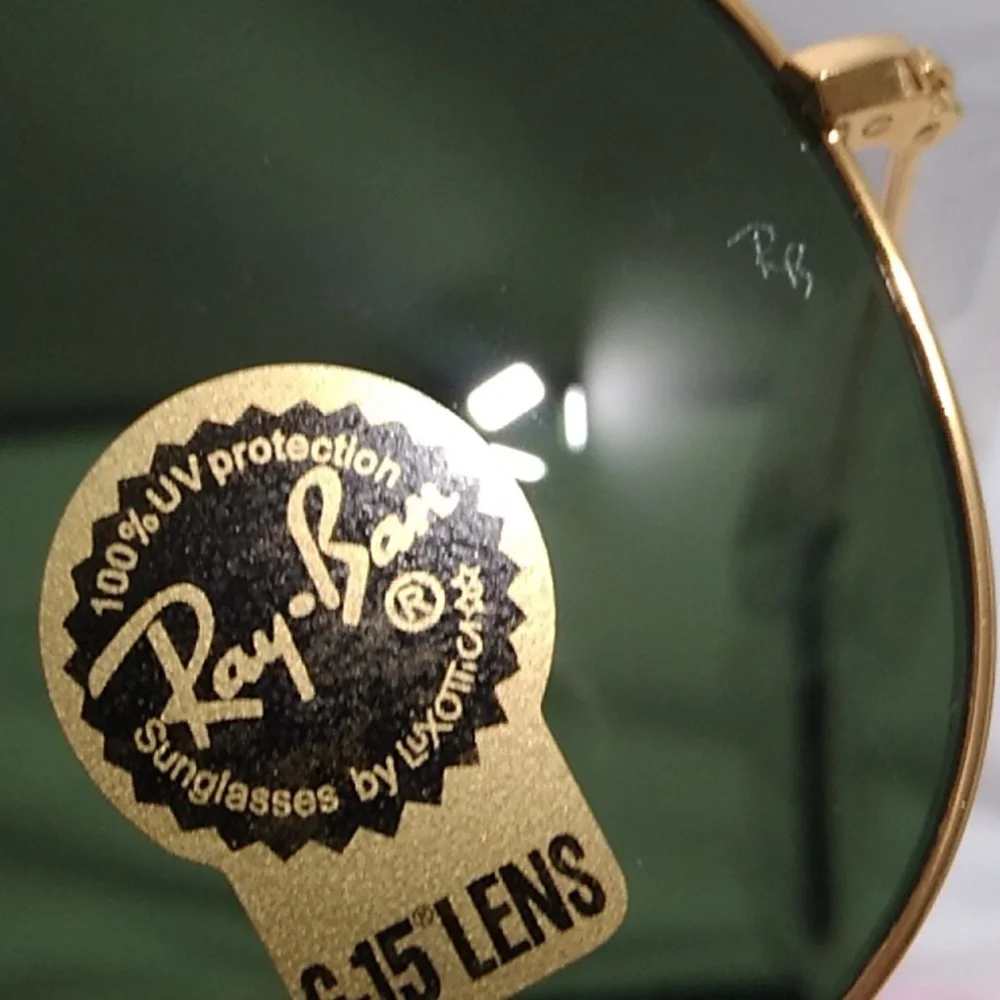 SALE! NEW Authentic Ray-Ban Aviator Sunglasses W Everything Shown - Picture 4 of 9